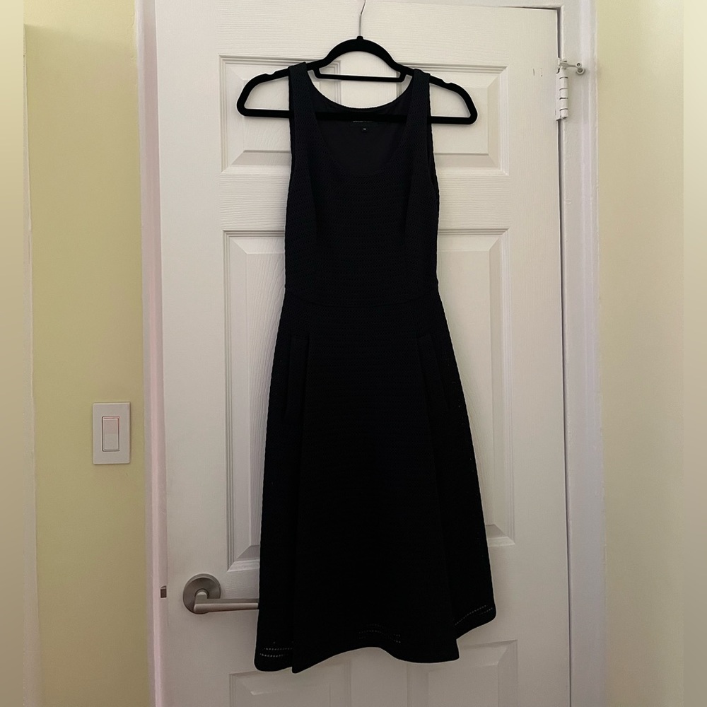 Never worn navy blue Armani cocktail dress